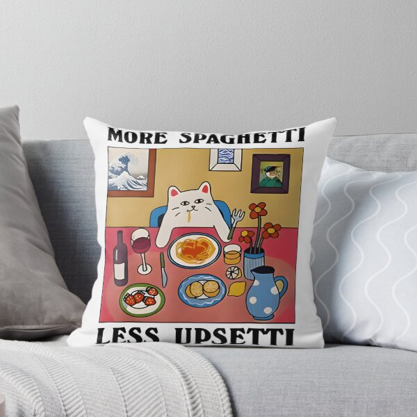Item preview, Funny Cat Lover Gift - More Spaghetti Less Upsetti Quote | Best Buy designed and sold by satawis.