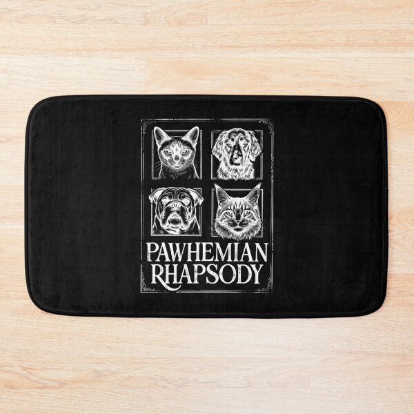 Item preview, Pawhemian Rhapsody - Funny Cat and Dog Music Pun Art designed and sold by artworkathome.