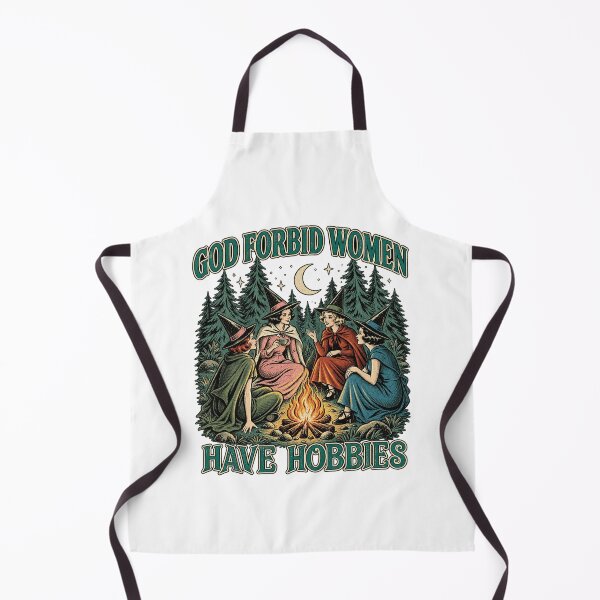 Item preview, God Forbid Women Have Hobbies Funny Witch Campfire Meme Design designed and sold by YasuoShop.