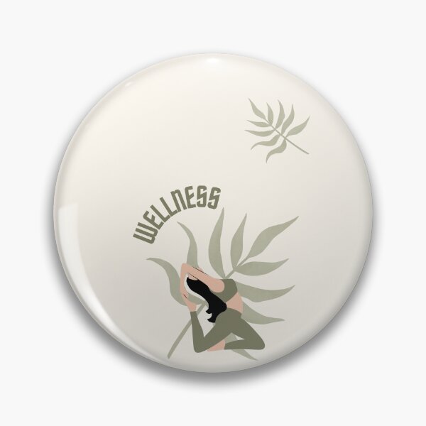Item preview, ​Botanical Wellness Yoga Pose Minimalist Aesthetic Art designed and sold by HBBS DESIGNS.