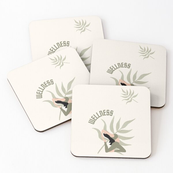 Item preview, ​Botanical Wellness Yoga Pose Minimalist Aesthetic Art designed and sold by HBBS DESIGNS.