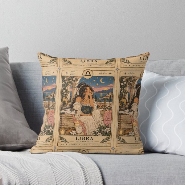 Item preview, Libra Tarot Card – The Harmonizer | Cute Vintage Zodiac Aesthetic designed and sold by Moon & Sun Tarot.