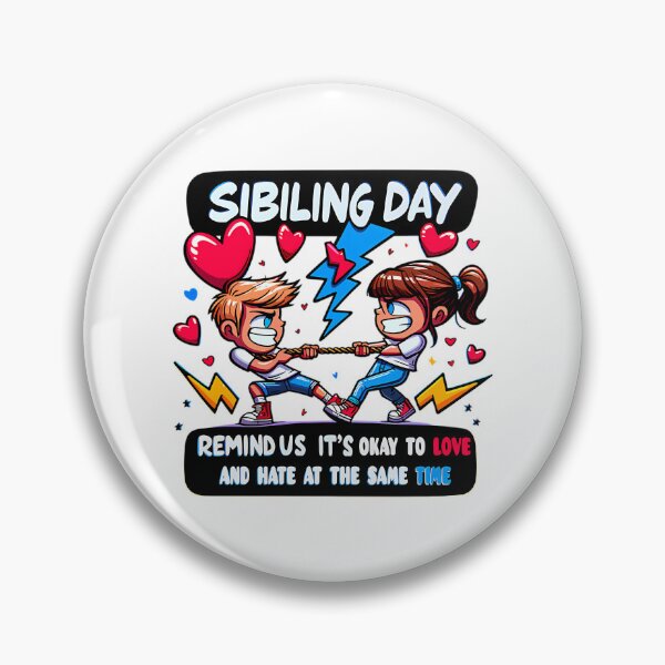 Item preview, The Sibling Rivalry Canvasnational Siblings Day designed and sold by SilverlakeLove.