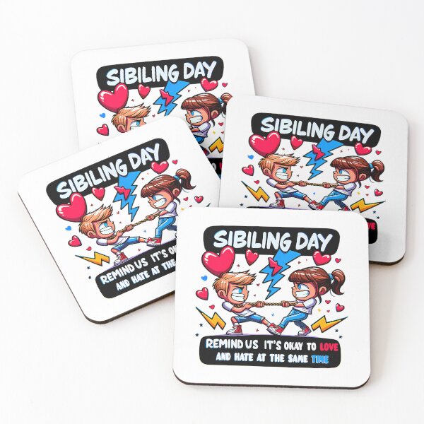 Item preview, The Sibling Rivalry Canvasnational Siblings Day designed and sold by SilverlakeLove.