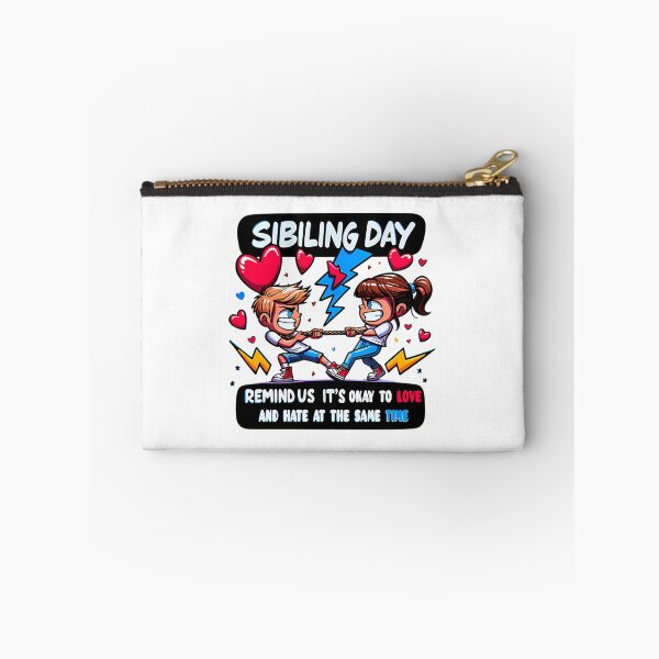 Item preview, The Sibling Rivalry Canvasnational Siblings Day designed and sold by SilverlakeLove.