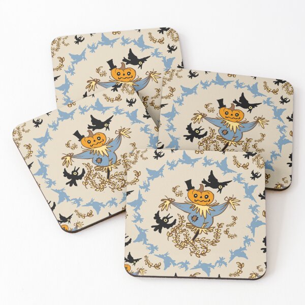 Item preview, Scarecrow birds halloween pattern designed and sold by Konopikyu.