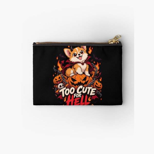 Item preview, Too Cute for Hell Demon Corgi Halloween Shirt designed and sold by Tong4130.