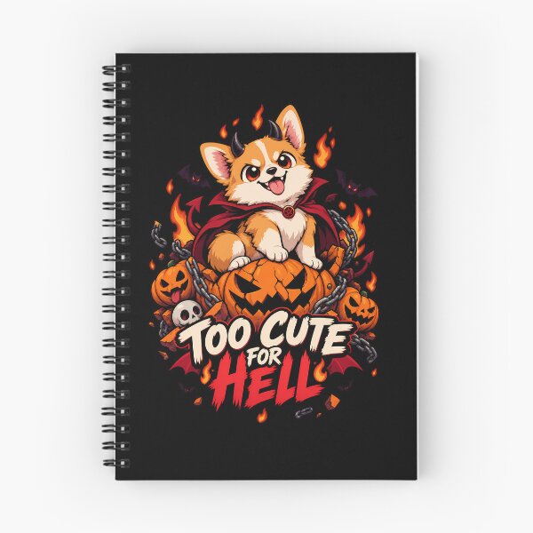 Item preview, Too Cute for Hell Demon Corgi Halloween Shirt designed and sold by Tong4130.