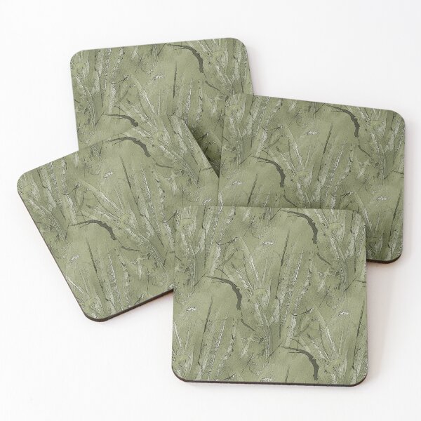 Item preview, Foliage Abstract in Monochromatic Green designed and sold by Artistestella.