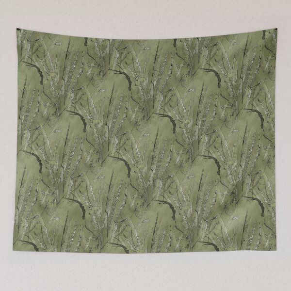 Item preview, Foliage Abstract in Monochromatic Green designed and sold by Artistestella.
