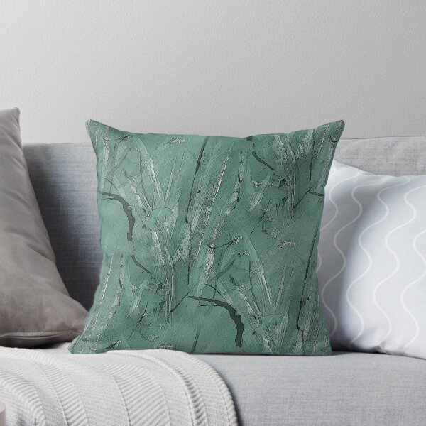 Item preview, Foliage Abstract in Monochromatic Teal designed and sold by Artistestella.