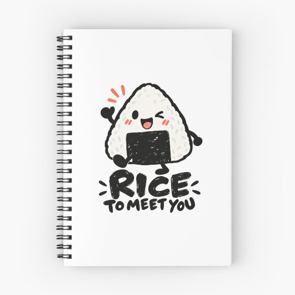 Item preview, Rice to Meet You – Cute Happy Onigiri Character designed and sold by zzz888.