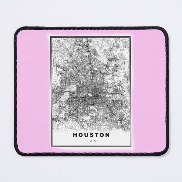 Item preview, Minimalist Houston Map designed and sold by Tamas Das.