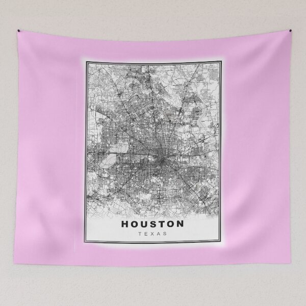 Item preview, Minimalist Houston Map designed and sold by Tamas Das.
