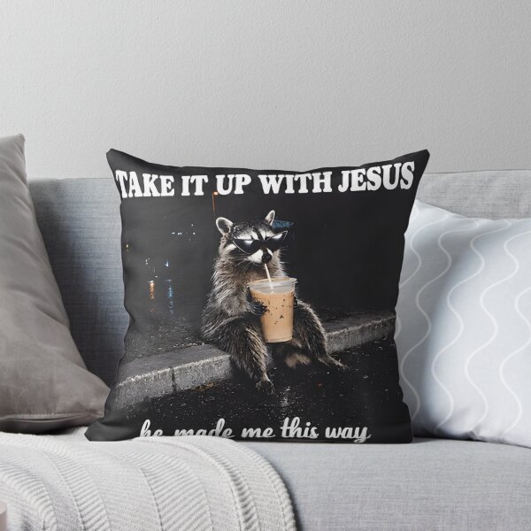 Item preview, Grunge Raccoon Drinking Coffee Tea Shirt designed and sold by EricCotanori.