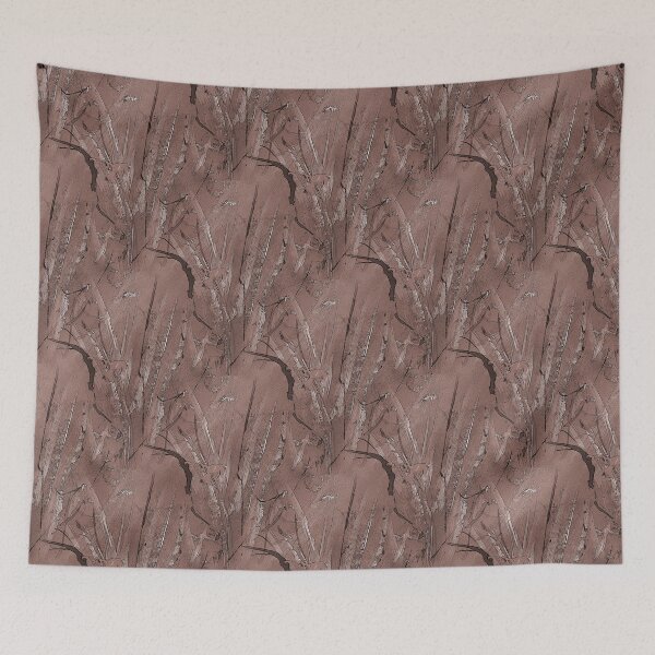 Item preview, Foliage Abstract in Monochromatic Reddish Brown designed and sold by Artistestella.