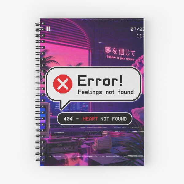 Item preview, Error! Feelings not found designed and sold by vapormoon.