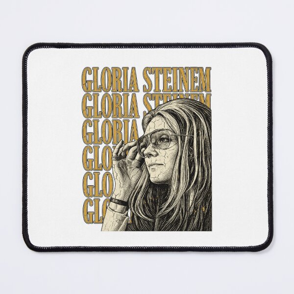 Item preview, Gloria Steinem Feminist Icon Retro Portrait Vintage Typography Design designed and sold by YasuoShop.