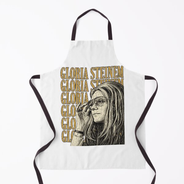 Item preview, Gloria Steinem Feminist Icon Retro Portrait Vintage Typography Design designed and sold by YasuoShop.