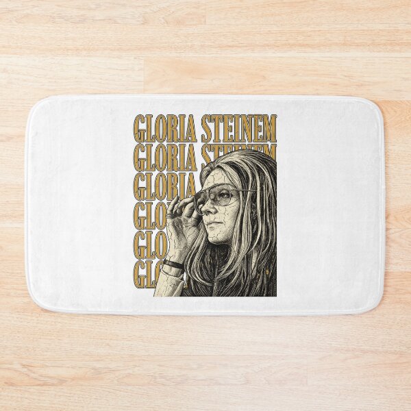 Item preview, Gloria Steinem Feminist Icon Retro Portrait Vintage Typography Design designed and sold by YasuoShop.