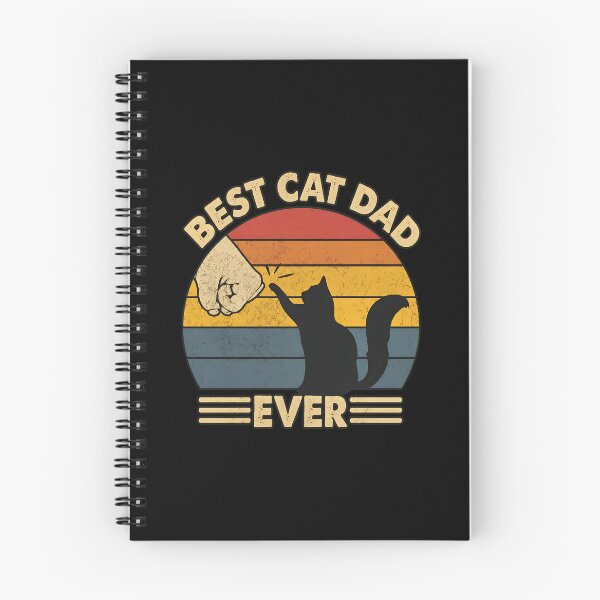 Item preview, Best Cat Dad Ever Retro Sunset Fist Bump Design designed and sold by OlyvieArt.