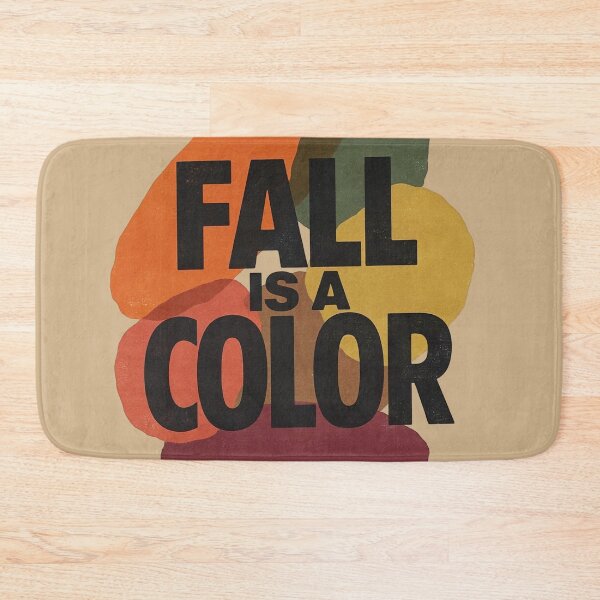 Item preview, Fall Is A Color Abstract Autumn Art designed and sold by WikaKowalczyk.