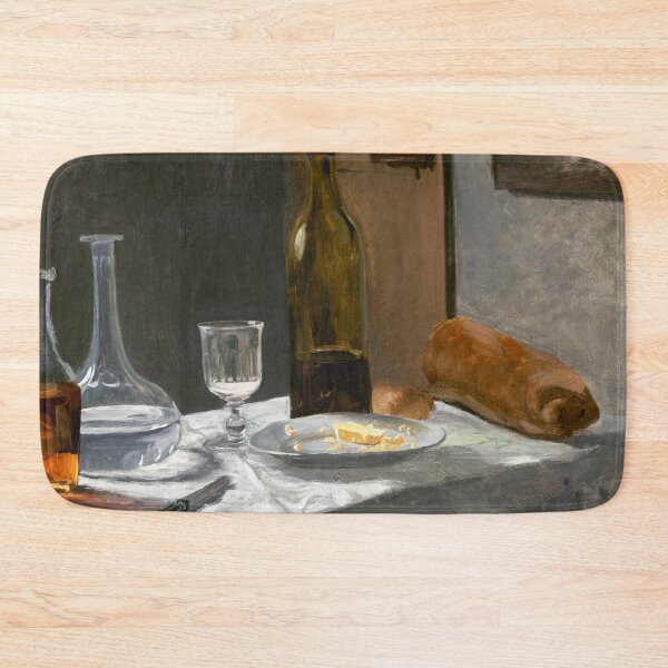 Item preview, Claude Monet Still Life with Bottle, Carafe, Bread and Wine designed and sold by NewNomads.