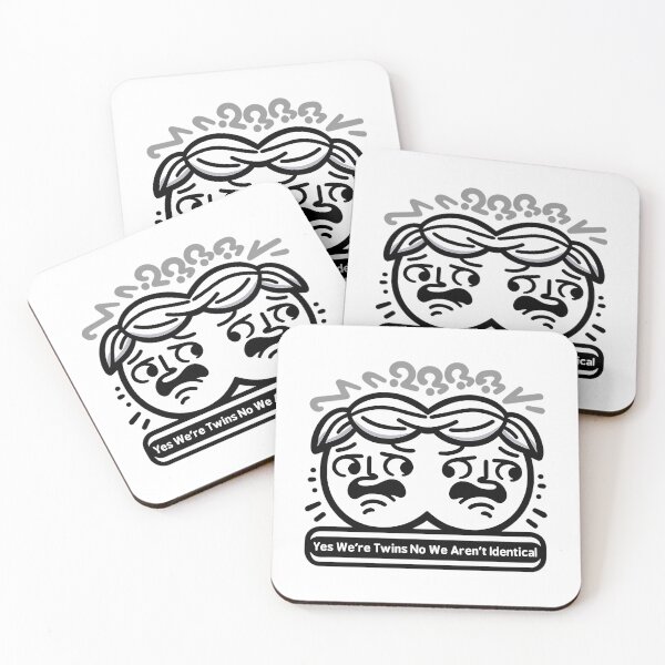 Item preview, Yes We'Re Twins No We Aren'T Identicalnational Siblings Day designed and sold by SilverlakeLove.