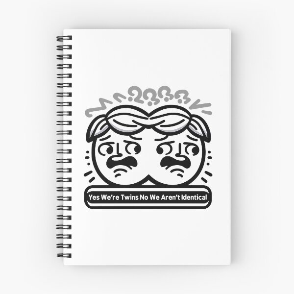 Item preview, Yes We'Re Twins No We Aren'T Identicalnational Siblings Day designed and sold by SilverlakeLove.