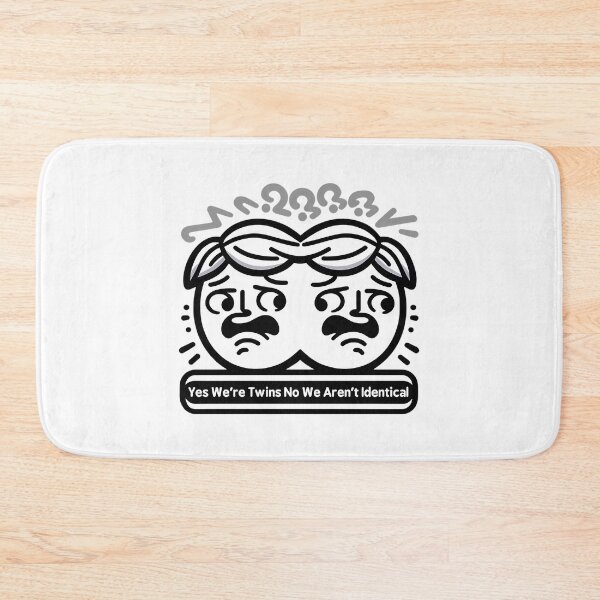 Item preview, Yes We'Re Twins No We Aren'T Identicalnational Siblings Day designed and sold by SilverlakeLove.