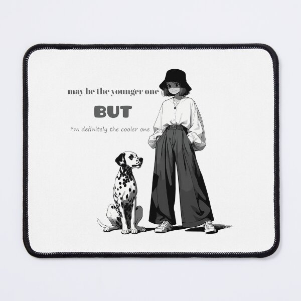 Item preview, Youngest Sister With Dog-National Siblings Day-Youngest Girl designed and sold by SilverlakeLove.