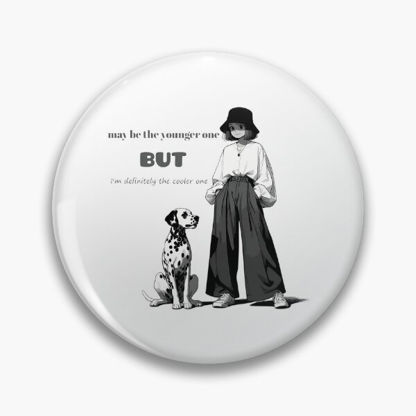 Item preview, Youngest Sister With Dog-National Siblings Day-Youngest Girl designed and sold by SilverlakeLove.