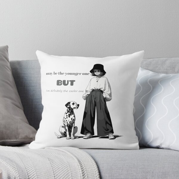 Item preview, Youngest Sister With Dog-National Siblings Day-Youngest Girl designed and sold by SilverlakeLove.