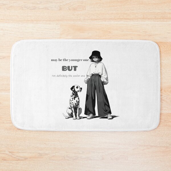 Item preview, Youngest Sister With Dog-National Siblings Day-Youngest Girl designed and sold by SilverlakeLove.