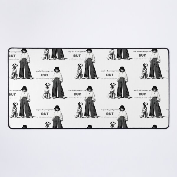 Item preview, Youngest Sister With Dog-National Siblings Day-Youngest Girl designed and sold by SilverlakeLove.