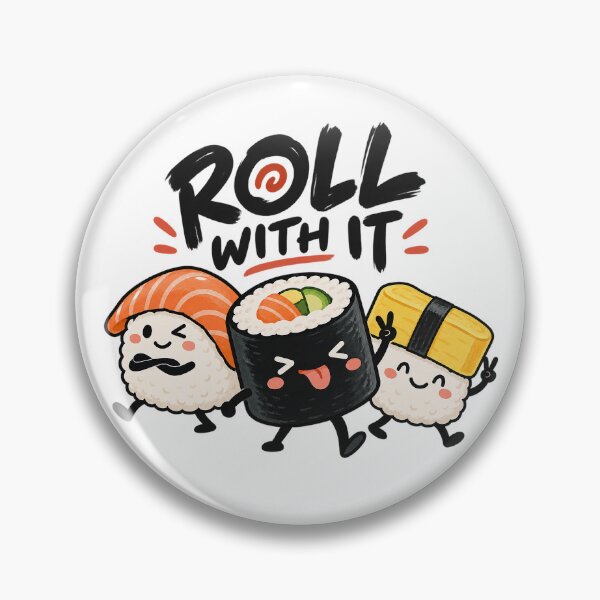 Item preview, Roll With It – Playful Sushi Friends Adventure designed and sold by zzz888.