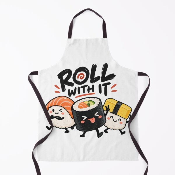 Item preview, Roll With It – Playful Sushi Friends Adventure designed and sold by zzz888.