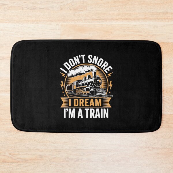 Item preview, I Don’t Snore – I Dream I’m a Train   designed and sold by jkrphoto.