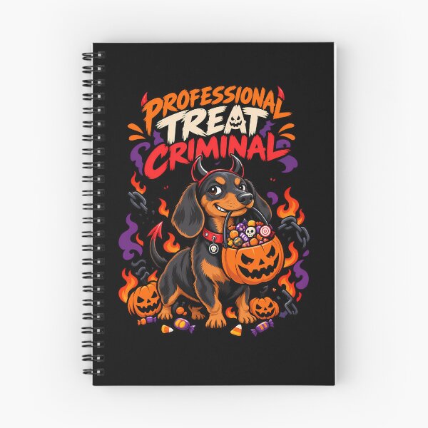 Item preview, Professional Treat Criminal Dachshund Halloween Dog Shirt designed and sold by Tong4130.