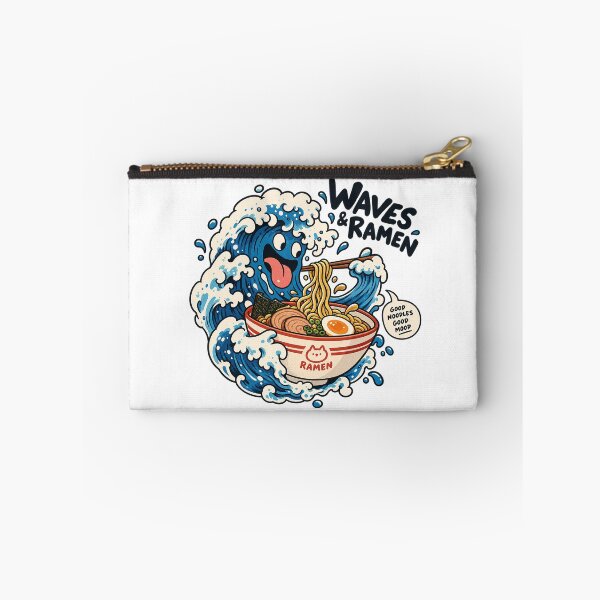 Item preview, Waves & Ramen – Good Noodles Good Mood designed and sold by zzz888.