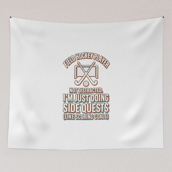 Item preview, Field Hockey Player Not Distracted Side Quests designed and sold by JakesForge.