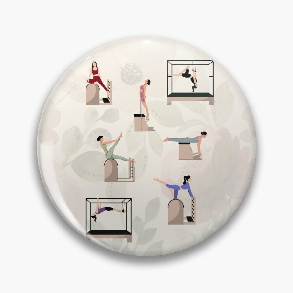Item preview, ​Reformer Pilates Cadillac Ladder Barrel Studio Aesthetic Floral Art designed and sold by HBBS DESIGNS.