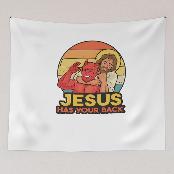 Item preview, Jesus has your back designed and sold by Ballooonfisher.