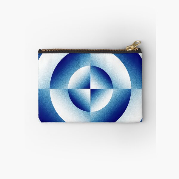 Item preview, Target – Abstract Cobalt Blue Bullseye & Segmented Optical Noise Art designed and sold by BrokenBill.