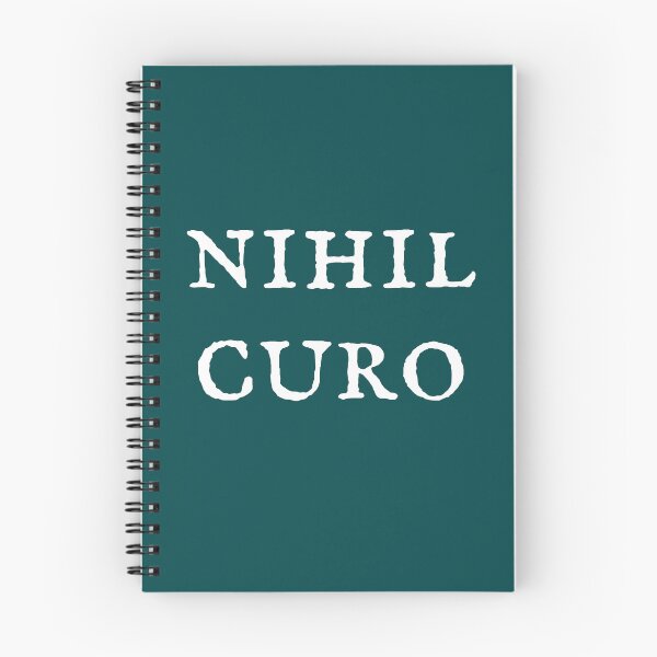 Item preview, nihil curo (I don't care) Latin designed and sold by bravoalpha.