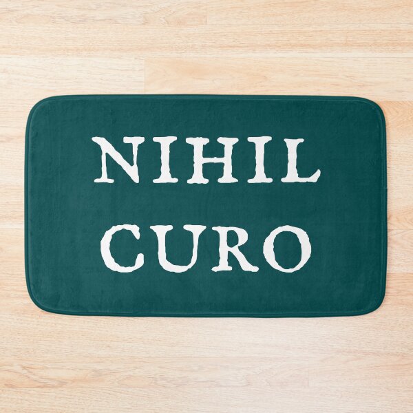Item preview, nihil curo (I don't care) Latin designed and sold by bravoalpha.