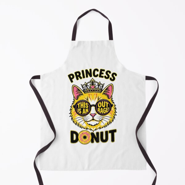 Item preview, Princess Cat Crown Sunglasses Donut Outrage Attitude designed and sold by OlyvieArt.