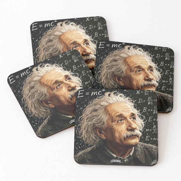 Item preview, Albert Einstein Genius Scientist Portrait Art designed and sold by LEGENDS ICONART GALLERY.