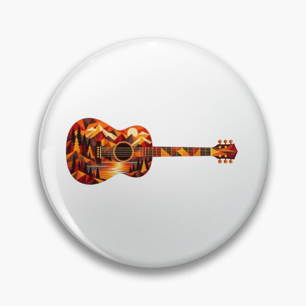 Artikelvorschau, Bunte Vintage-Akustikgitarre entworfen und verkauft von Shedajackson.