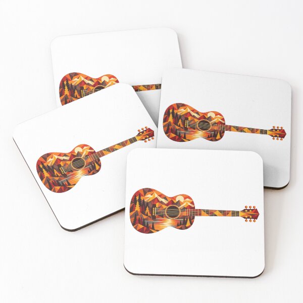 Item preview, Colorful Vintage Acoustic Guitar designed and sold by Shedajackson.